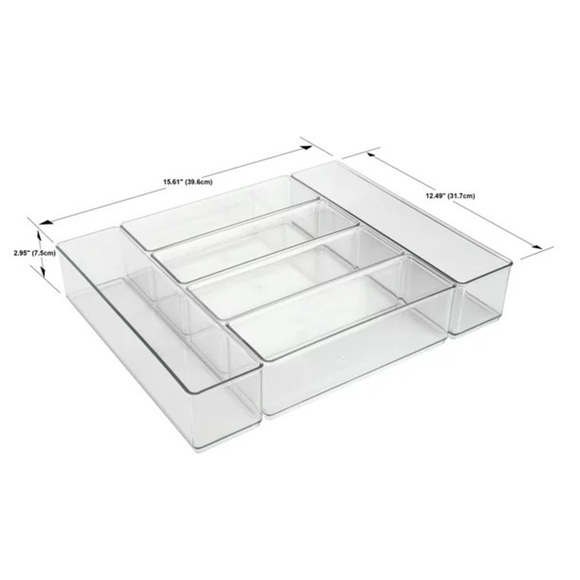 THE Home Edit Storage Clear Containers, Set of 6, New - Picture 5 of 7